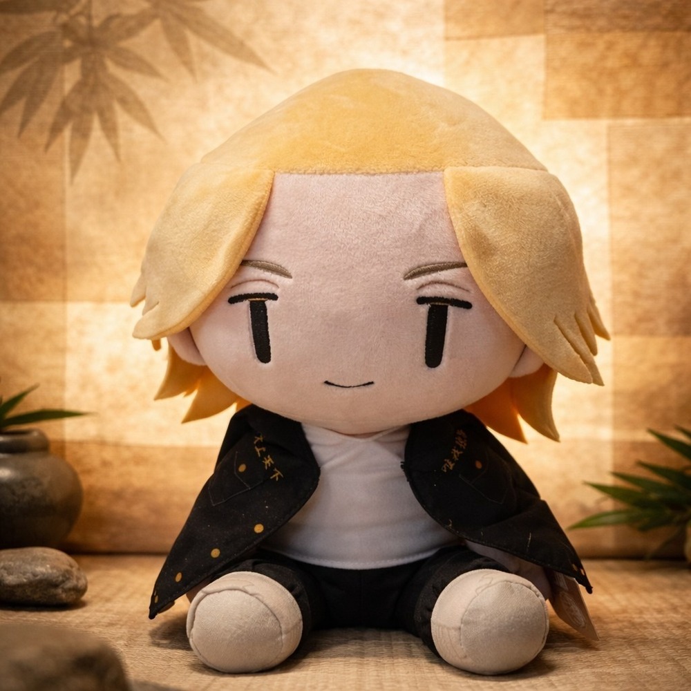TAITO Tokyo Revengers Manjiro Sano BIG Plush Toy - Anime - 12" - Rare -NEW W/TAG